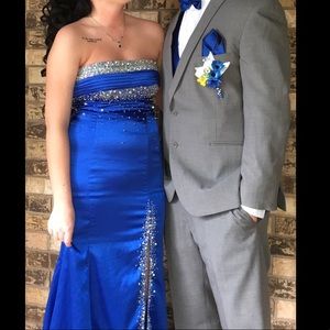 Royal Blue prom dress